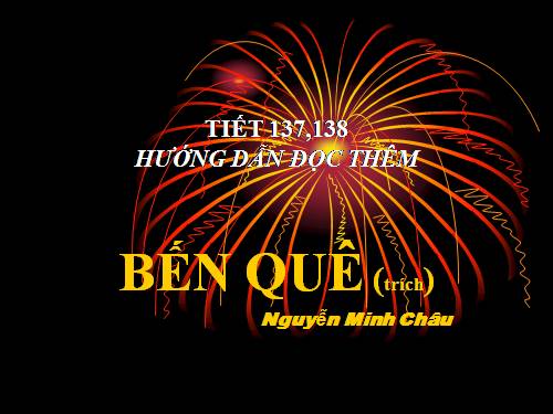 Bài 27. Bến quê