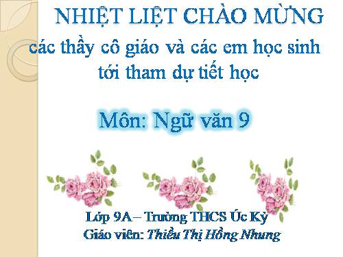 Bài 34. Thư (điện) chúc mừng và thăm hỏi