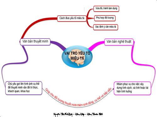 Bài 2. Sử dụng yếu tố miêu tả trong văn bản thuyết minh