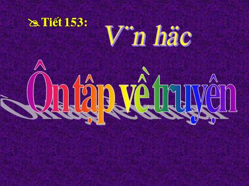 Bài 30. Ôn tập về truyện