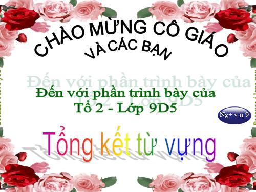 Lớp 9. Tổng kết phần từ vựng