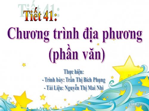 Bài 9. Chương trình địa phương (phần Văn)