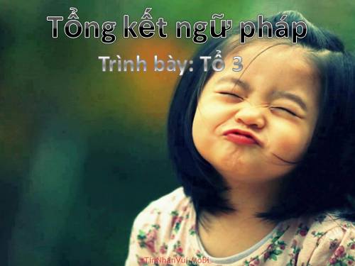 Bài 30. Tổng kết về ngữ pháp (tiếp theo)