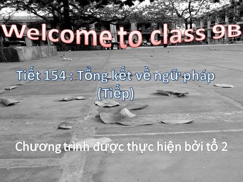 Bài 30. Tổng kết về ngữ pháp (tiếp theo)