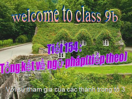 Bài 30. Tổng kết về ngữ pháp (tiếp theo)