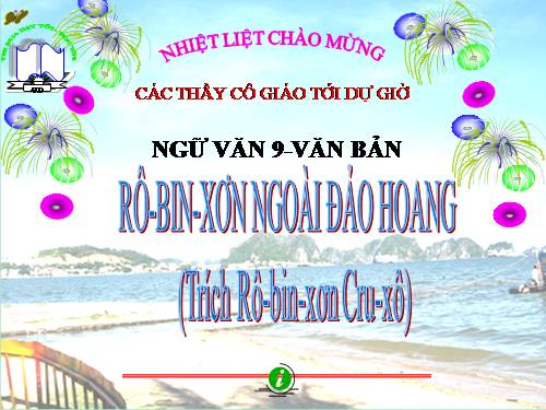 Bài 29. Rô-bin-xơn ngoài đảo hoang