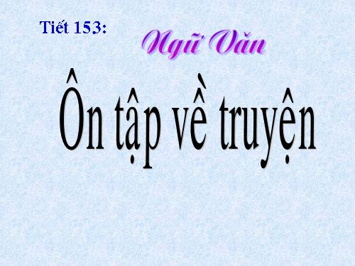Bài 30. Ôn tập về truyện