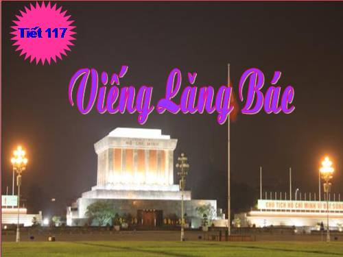 Bài 23. Viếng lăng Bác