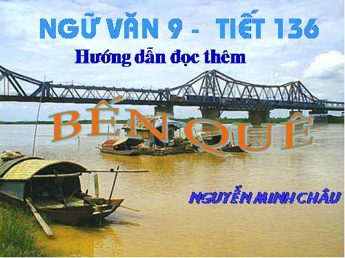 Bài 27. Bến quê