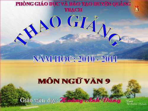 Bài 24. Sang thu