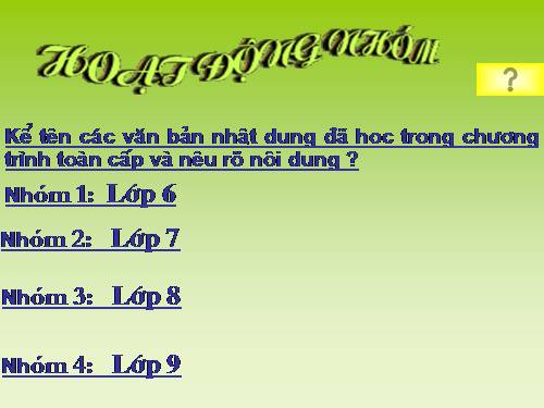 Bài 26. Tổng kết phần văn bản nhật dụng