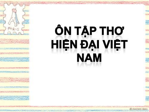 Bài 25. Ôn tập về thơ