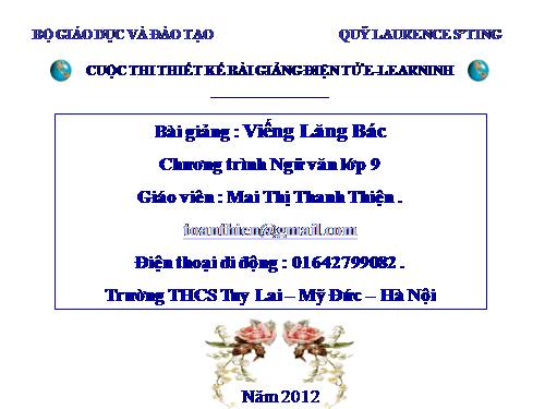Bài 23. Viếng lăng Bác