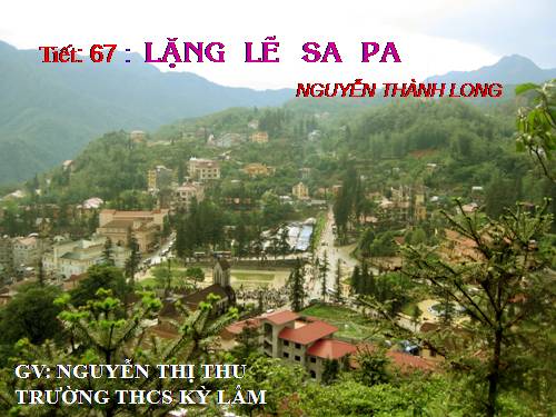 Bài 14. Lặng lẽ Sa Pa