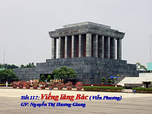 Bài 23. Viếng lăng Bác