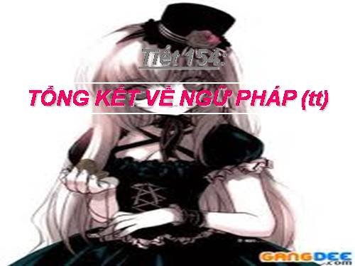 Bài 30. Tổng kết về ngữ pháp (tiếp theo)