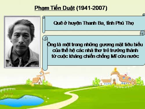 Bài 10. Bài thơ về tiểu đội xe không kính