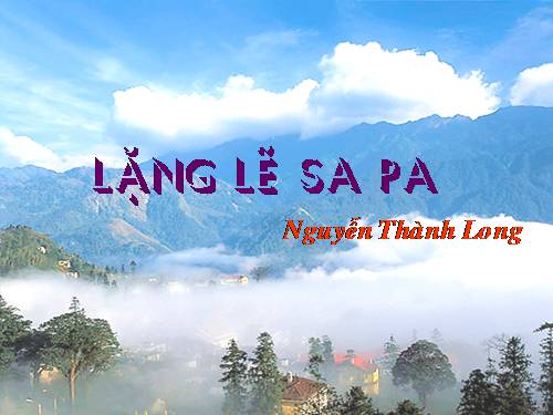 Bài 14. Lặng lẽ Sa Pa