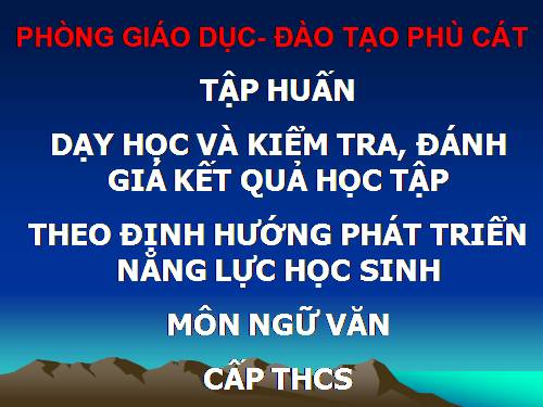 TÀI LIỆU TẬP HUẤN-1