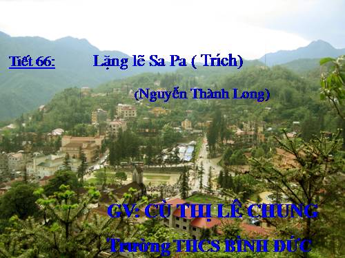Bài 14. Lặng lẽ Sa Pa
