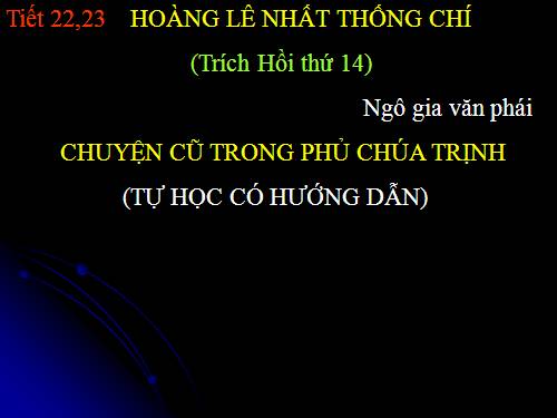 Bài 5. Hoàng Lê nhất thống chí - Hồi thứ mười bốn