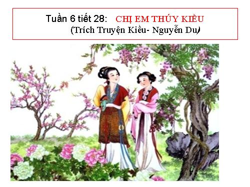 Bài 6. Chị em Thúy Kiều
