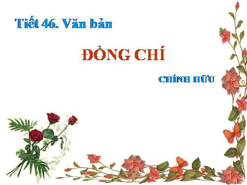 Bài 10. Đồng chí
