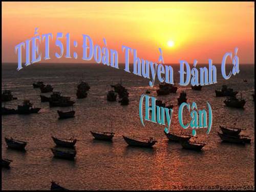 Bài 11. Đoàn thuyền đánh cá