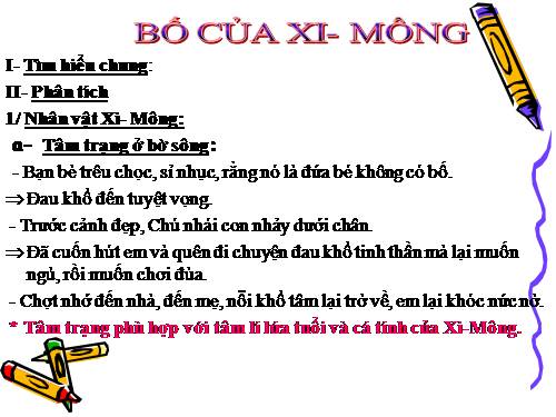 Bài 30. Bố của Xi-mông