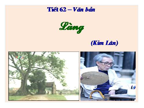 Bài 13. Làng