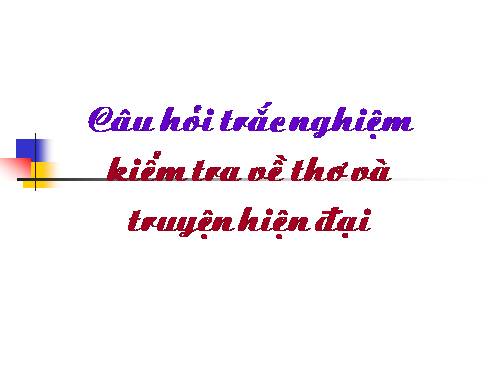 cau hoi trac nghiem