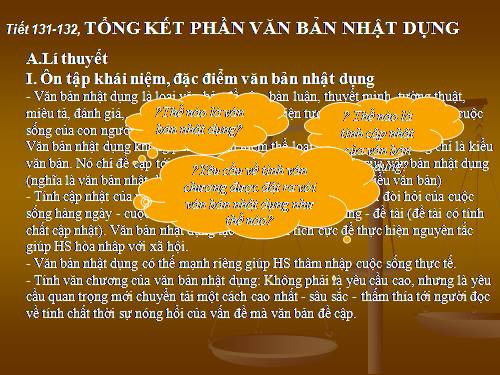 Bài 26. Tổng kết phần văn bản nhật dụng