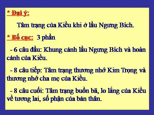 Bài 7. Kiều ở lầu Ngưng Bích