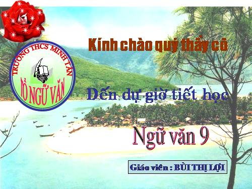 Bài 20. Các thành phần biệt lập (tiếp theo)