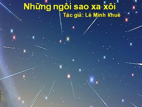 Bài 28. Những ngôi sao xa xôi