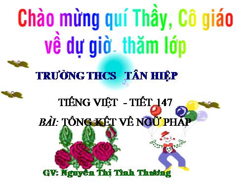 Bài 29. Tổng kết về ngữ pháp