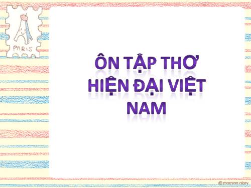Bài 25. Ôn tập về thơ