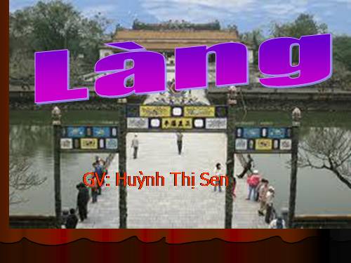 Bài 13. Làng