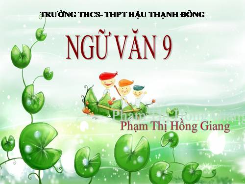 Bài 20. Các thành phần biệt lập (tiếp theo)