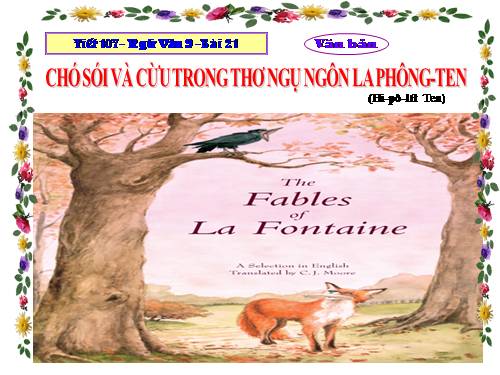 Bài 21. Chó sói và cừu trong thơ ngụ ngôn của La Phông-ten