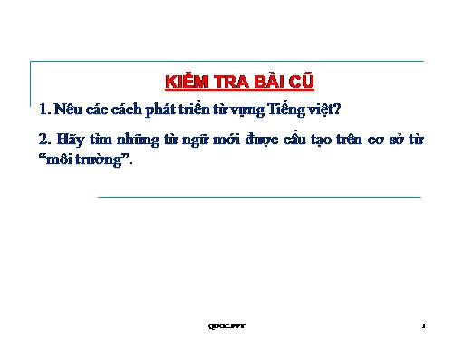 Bài 6. Thuật ngữ
