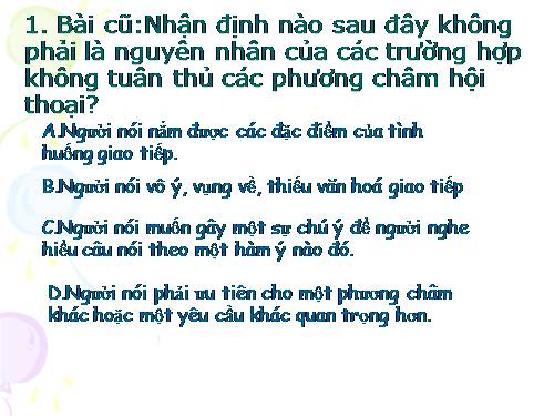 Bài 3. Xưng hô trong hội thoại