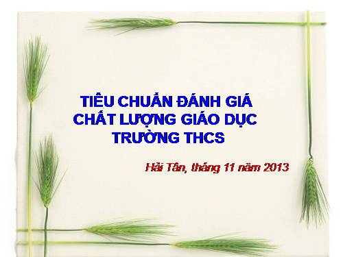 TẬP HUẤN CÔNG TÁC TỰ ĐÁNH GIÁ