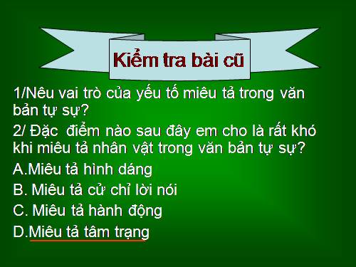 Bài 8. Miêu tả nội tâm trong văn bản tự sự