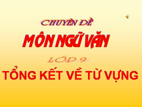 Bài 11. Tổng kết về từ vựng (Từ tượng thanh, tượng hình, một số phép tu từ từ vựng)