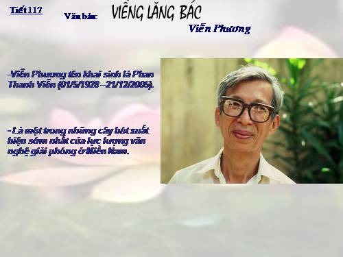 Bài 23. Viếng lăng Bác