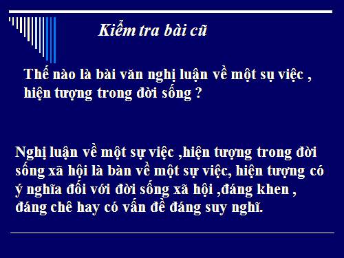 Bài 20. Nghị luận về một vấn đề tư tưởng, đạo lí