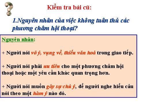 Bài 3. Xưng hô trong hội thoại