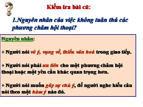 Bài 3. Xưng hô trong hội thoại
