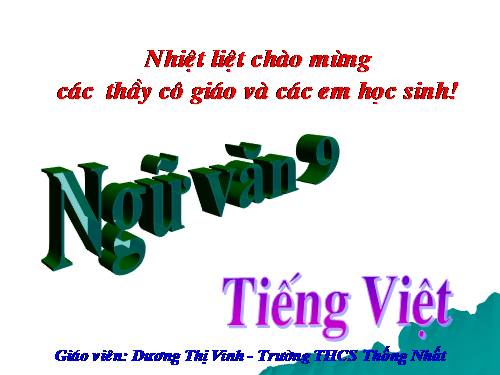 Bài 11. Tổng kết về từ vựng (Từ tượng thanh, tượng hình, một số phép tu từ từ vựng)